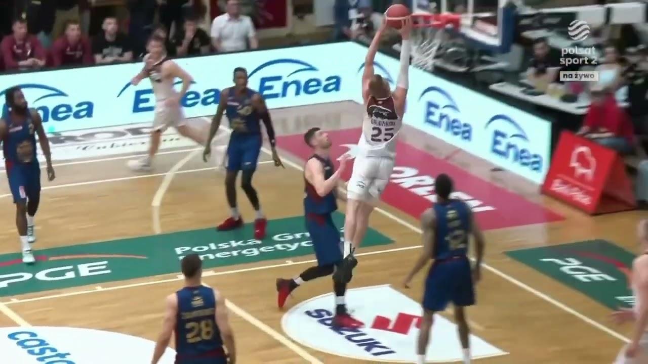 CO ZA WJAZD! Dominik Grudziński! #ORLENBasketLiga #PLKPL
