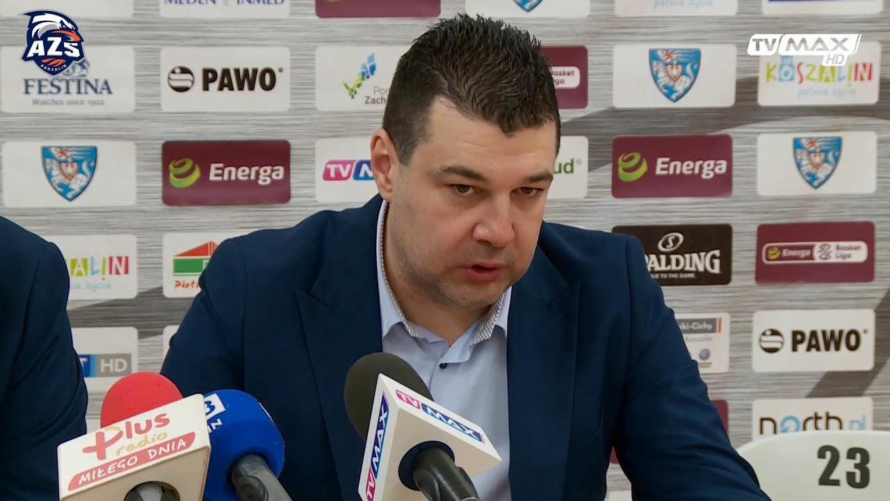 Konferencja prasowa po meczu AZS Koszalin - Rosa Radom 85:92, 21.03.2018