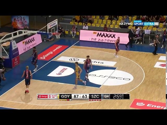 Michał Pluta za trzy! Pierwsze punkty w karierze #EnergaBasketLiga #PLKPL