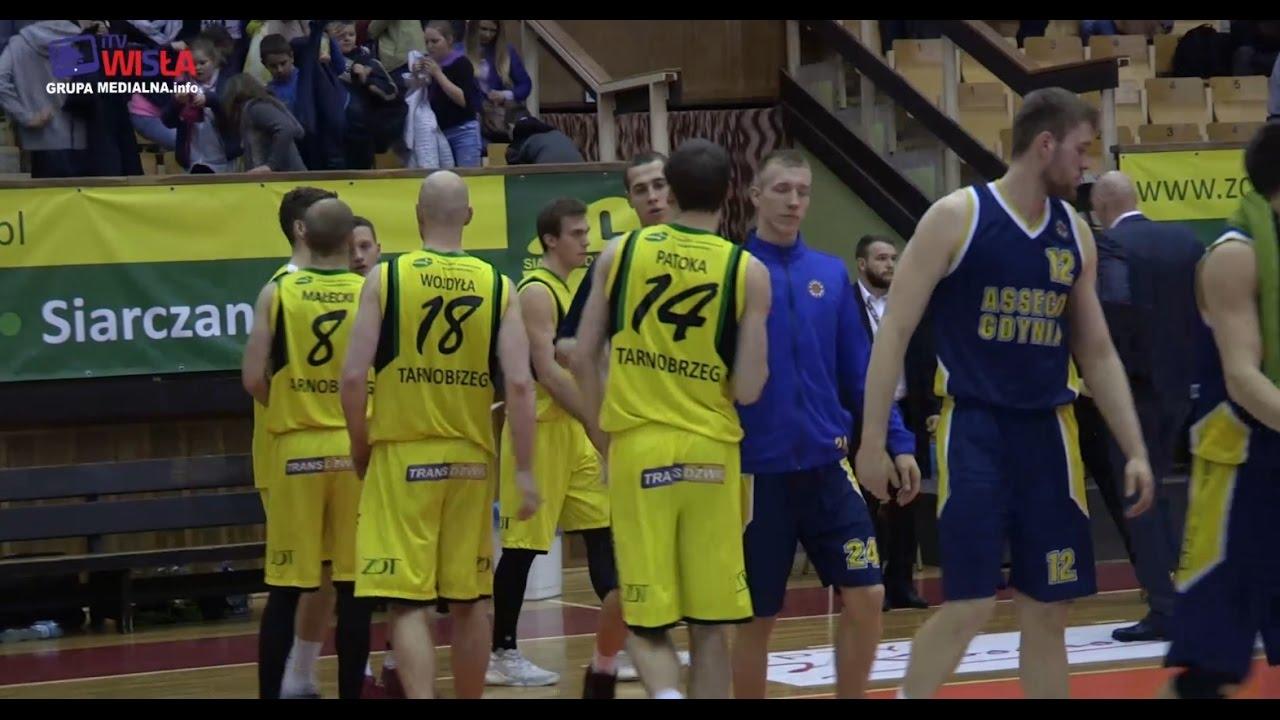 SIARKA TARNOBRZEG - ASSECO GDYNIA 96:100 (48:39) - FRAGMENTY I KONFERENCJA