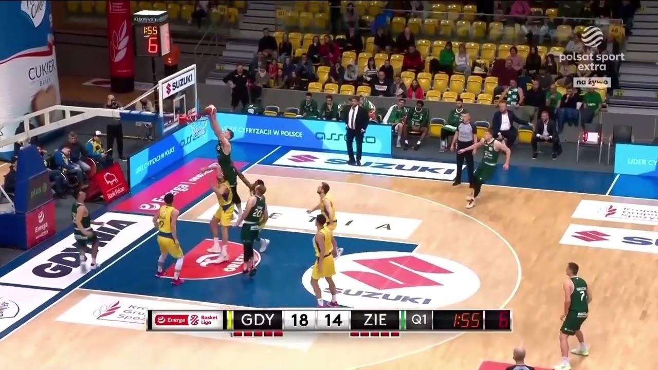 Jan Wójcik nad koszem! Co za akcja! #EnergaBasketLiga #PLKPL