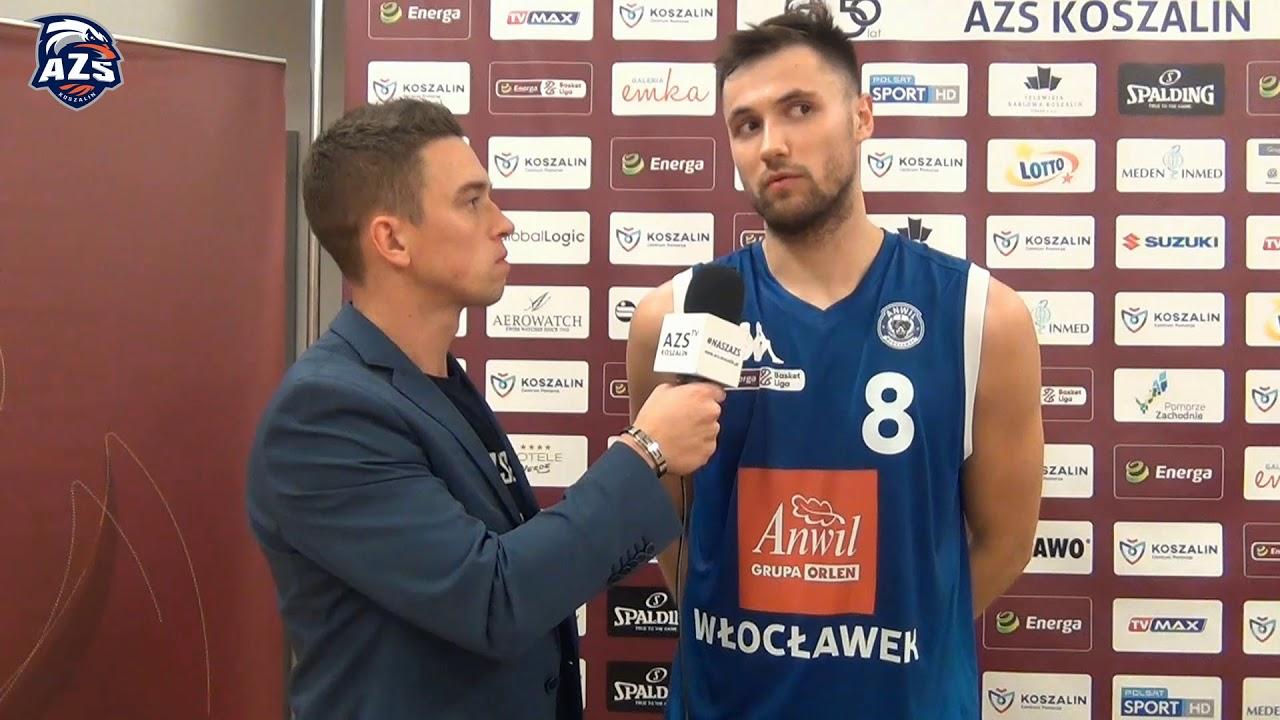 Wadowski po meczu AZS Koszalin - Anwil Włocławek, 09.11.2018