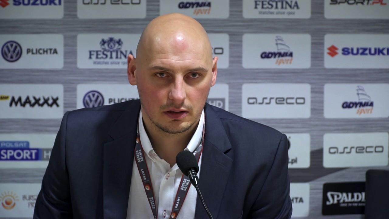 Asseco Gdynia vs. King Szczecin - konferencja prasowa - 14.12.2016