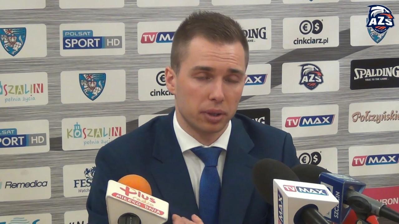Konferencja prasowa po meczu, AZS Koszalin - PGE Turów Zgorzelec 74:95, 12.04.2017