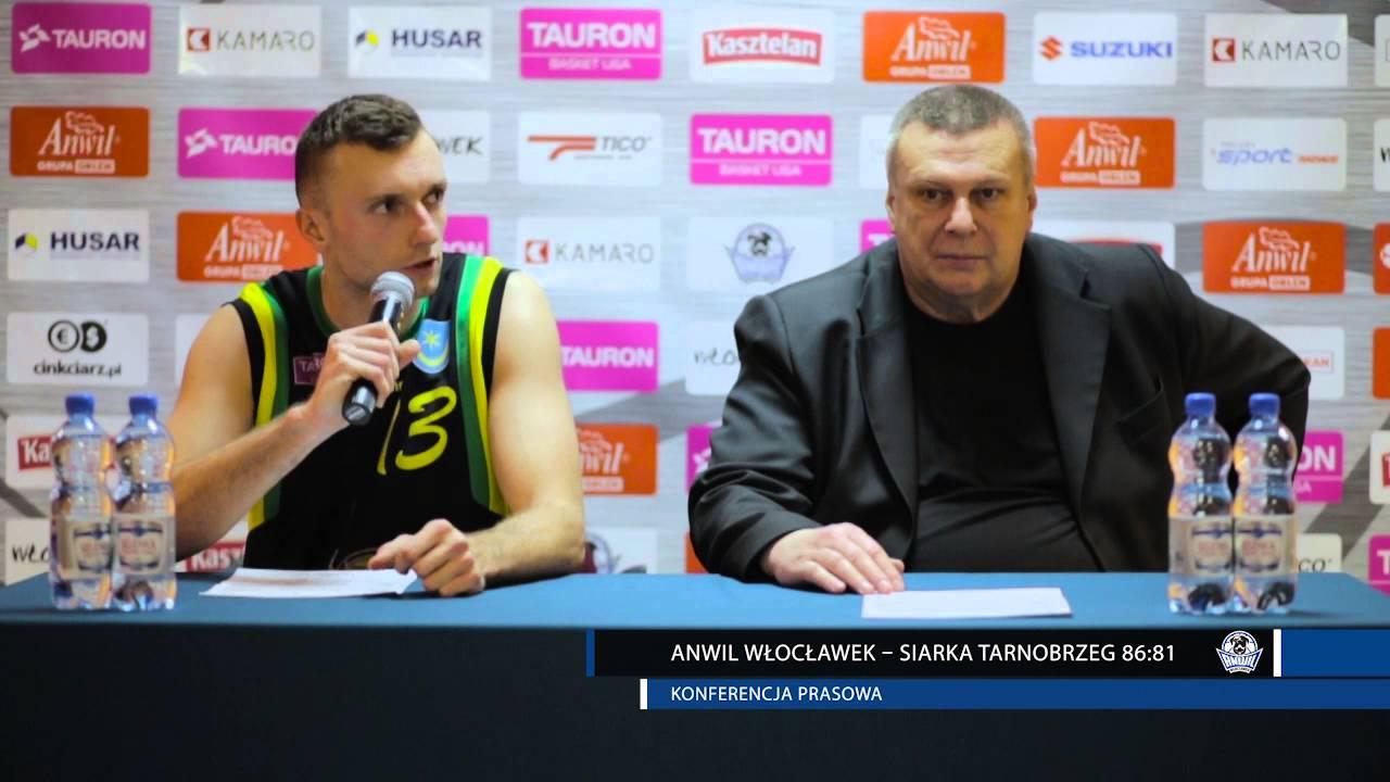 Anwil - Siarka 86:81 | Konferencja prasowa