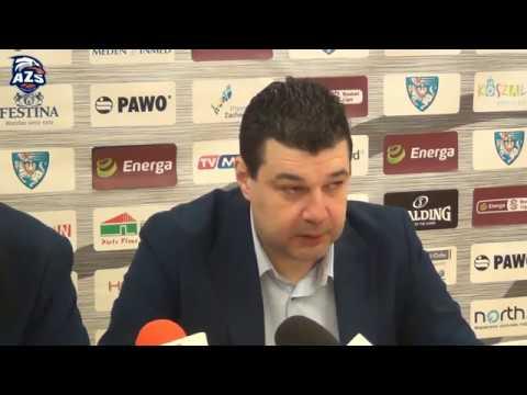 Konferencja prasowa po meczu AZS Koszalin - MKS Dąbrowa Górnicza 70:86, 09.03.2018