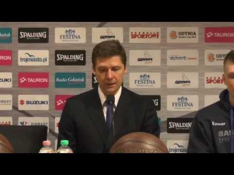 Półfinał Gdynia Basket Cup 2015 - konferencja Energa Czarni Słupsk
