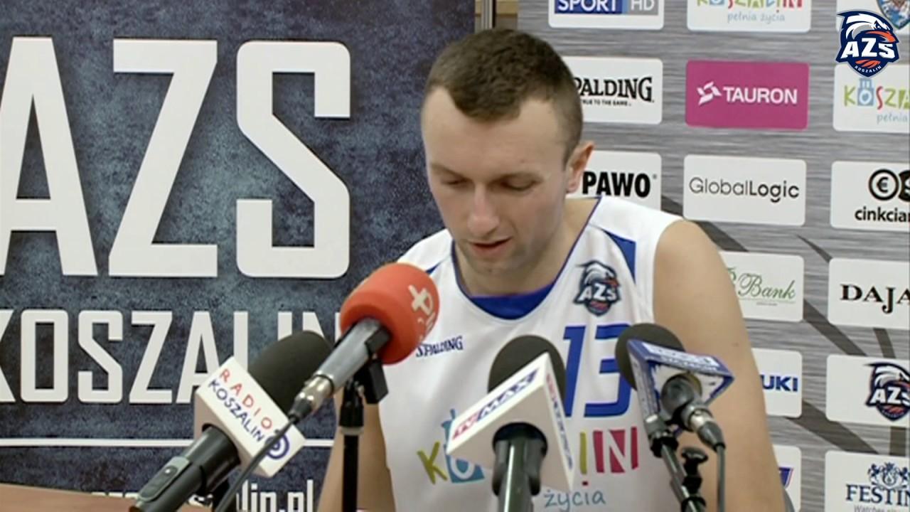 Konferencja prasowa po meczu, AZS Koszalin - Rosa Radom 63:62, 10.12.2016