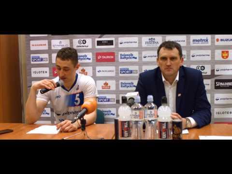 Konferencja prasowa po meczu Polpharma Starogard Gd - Energa Czarni Słupsk