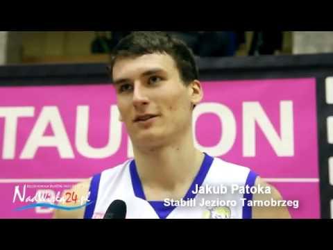 M.Piechowicz i J.Patoka po meczu Stabill Jezioro Tarnobrzeg - Kotwica Kołobrzeg 95:99
