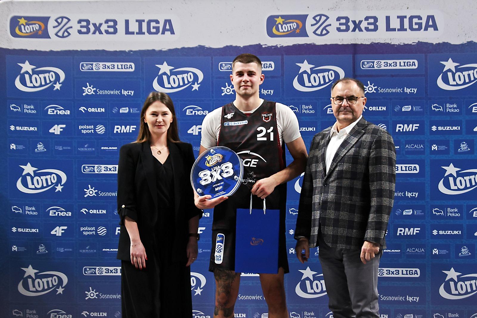 Damian Krużyński MVP LOTTO 3x3 Ligi